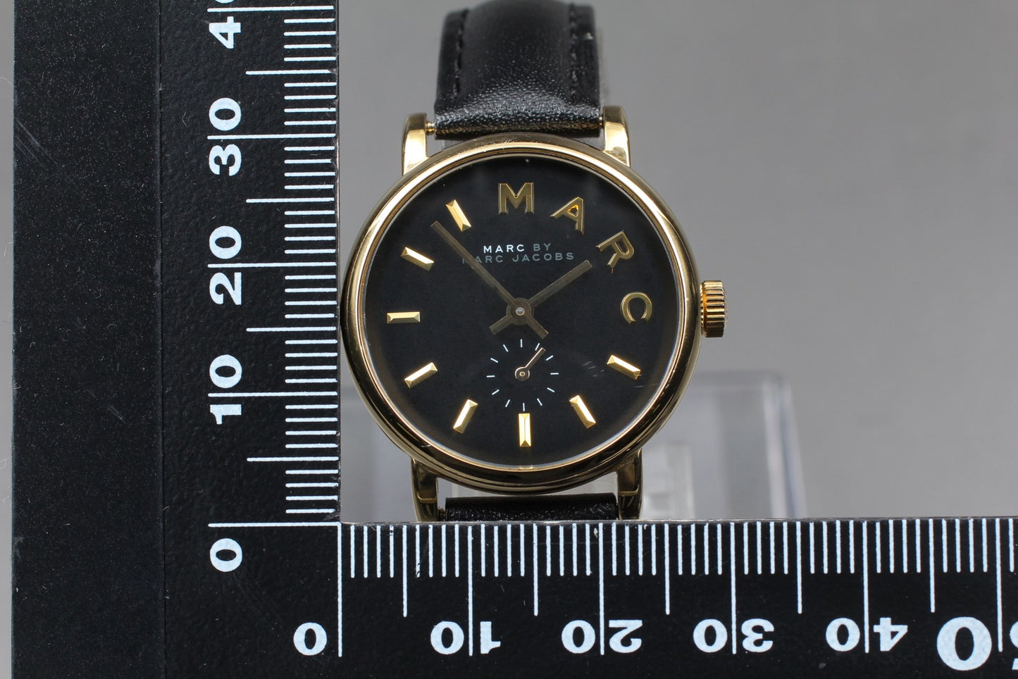 N MINT / New Batt MARC JACOBS MBM1273 Small Sec Quartz Ladies Watch JAPAN