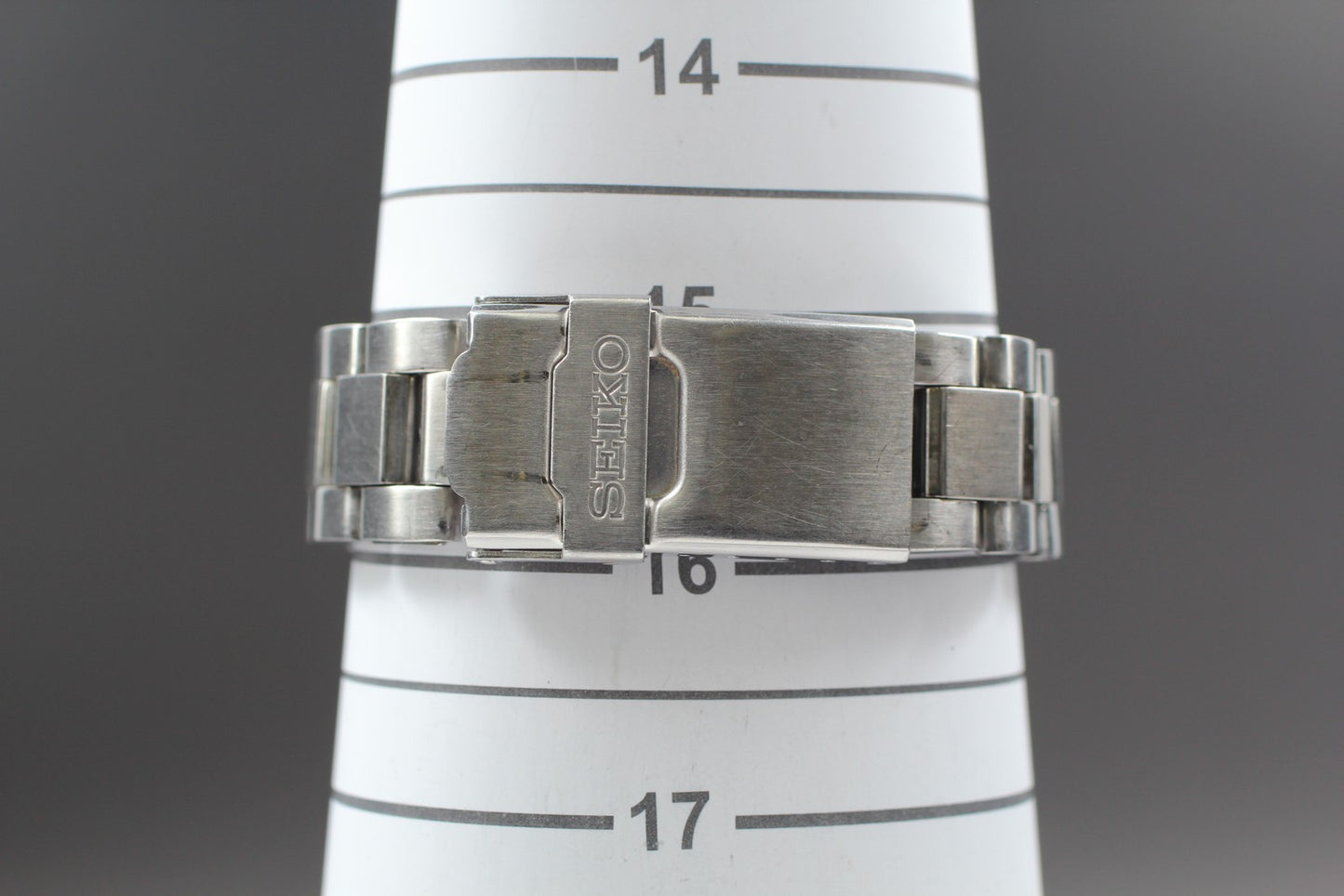 Exc+5 w/ New Battery / SEIKO 7T92-0CA0 chronograph Black Quartz Mens Watch JAPAN