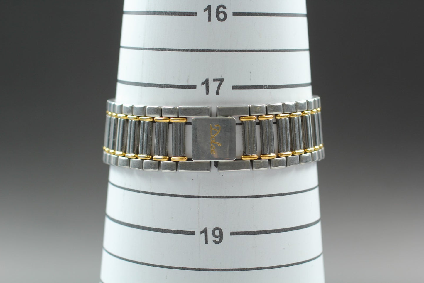 Near MINT / SEIKO Dolce 7741-6050 Two-Tone 32mm Bracelet Quartz Mens Watch JAPAN