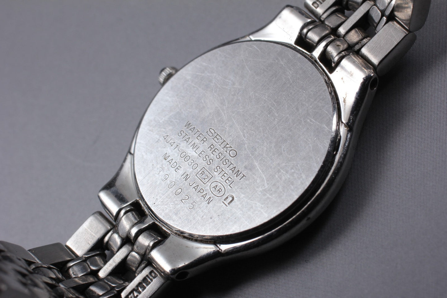 1993年製 [ほぼ新品] セイコー エクセリーヌ 4J41-0030 ブレスレット クォーツ レディース腕時計 日本製