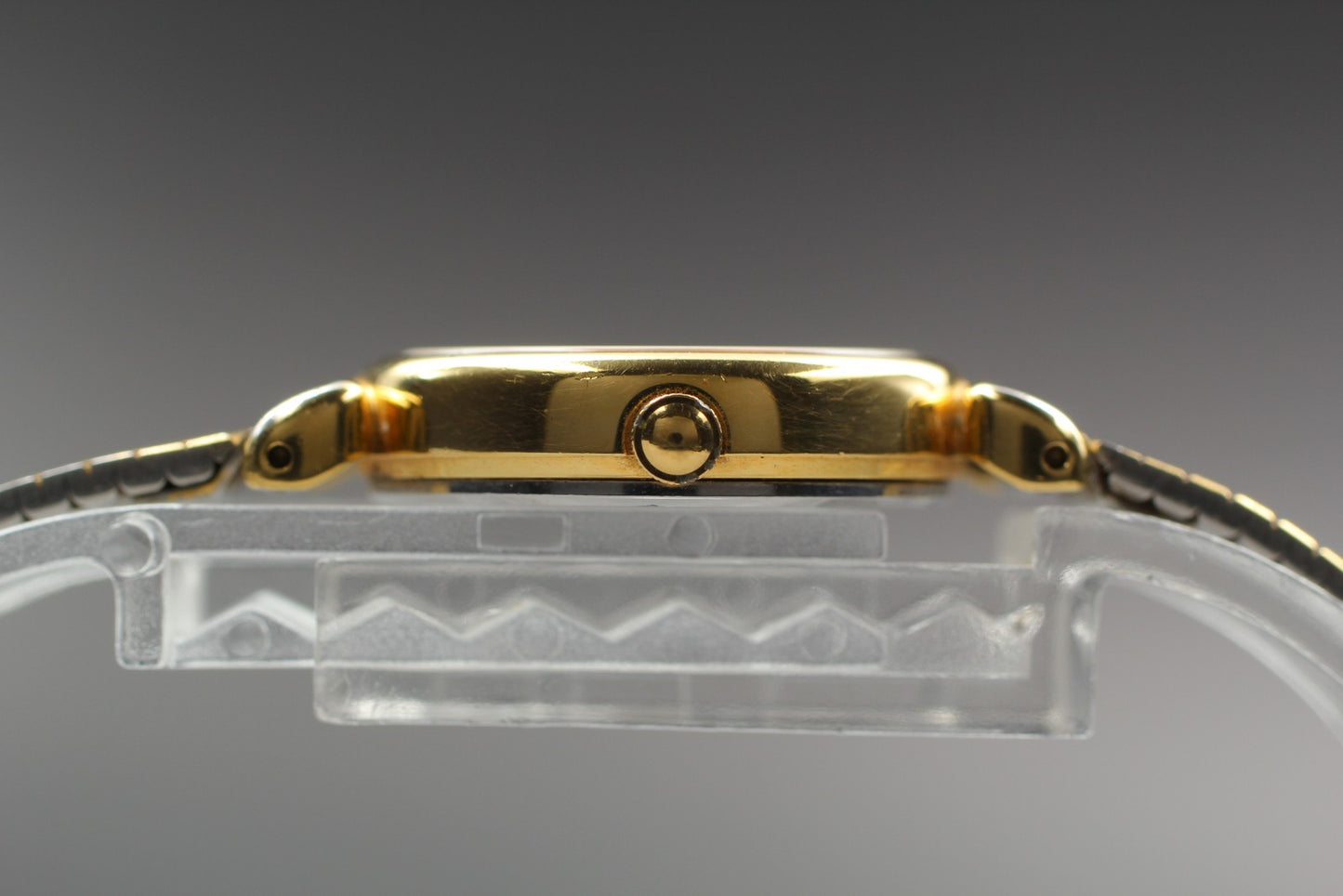 Vtg.1988[Near MINT] SEIKO 4N21-0050 22mm Gold Bracelet Quartz Ladies Watch JAPAN