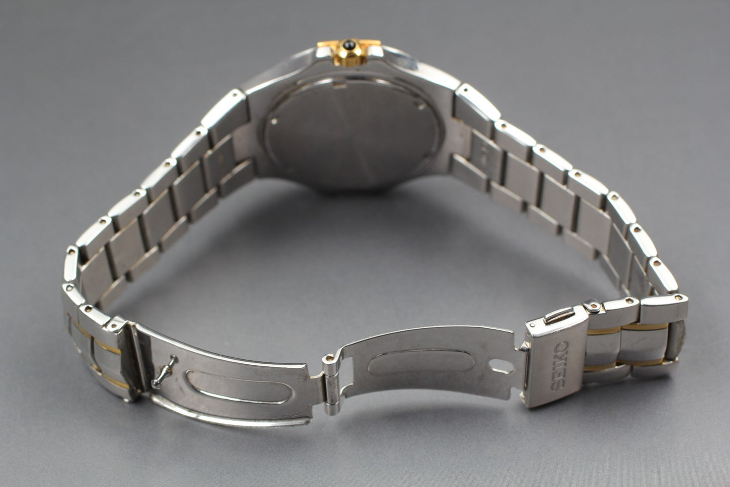 Vtg.1987[N MINT] Rare SEIKO COUTURA 7N42-0DK0 100m Day Quartz Men's Watch JAPAN