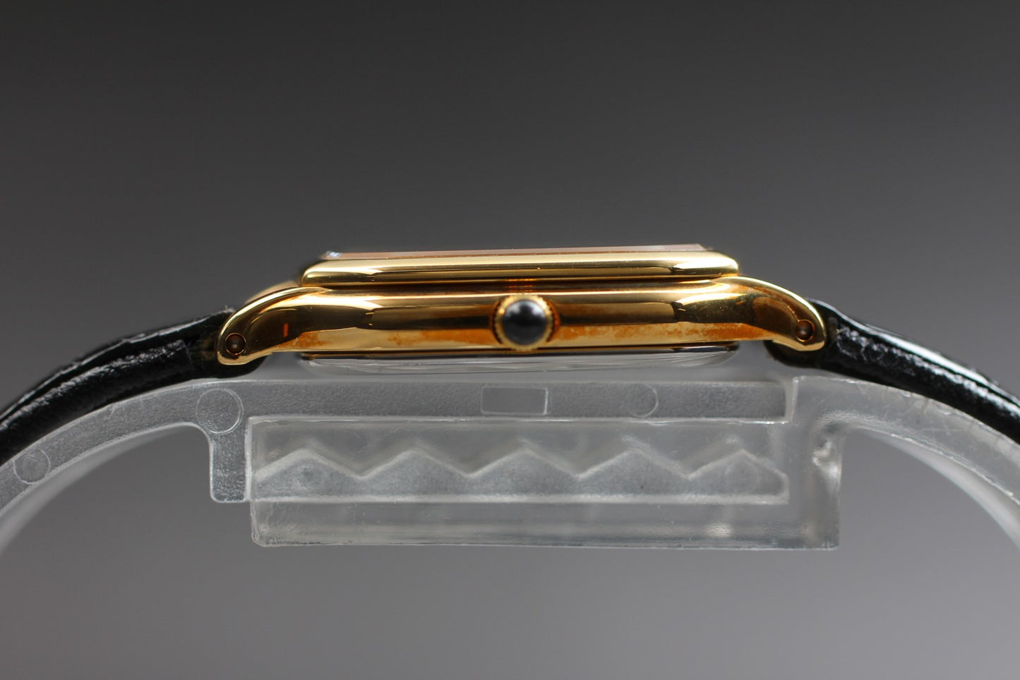 Vtg.1985 [N MINT] SEIKO Exceline 3F31-5A20 Tank Gold Quartz Ladies Watch JAPAN