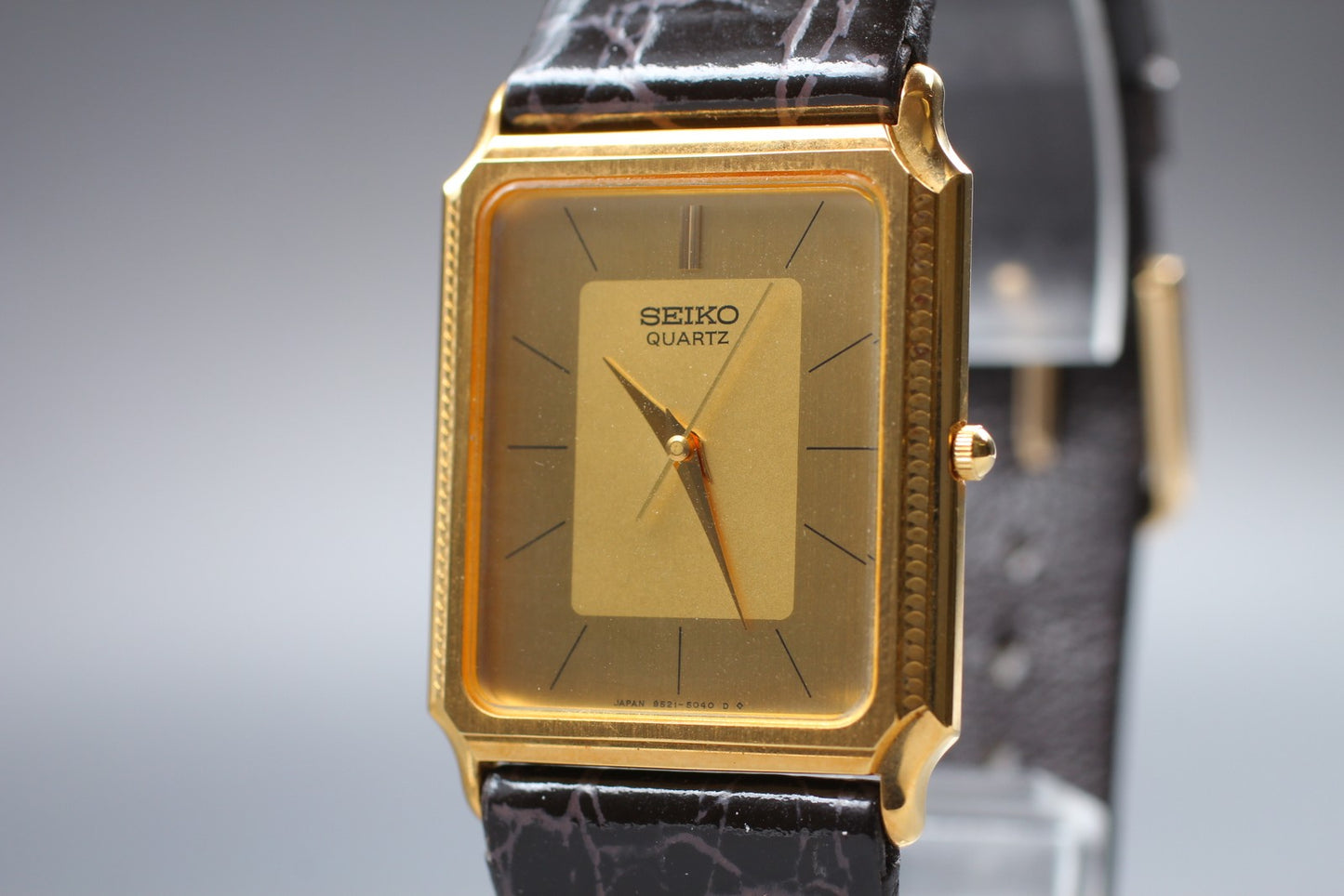 Vtg.[N MINT w/ Box] SEIKO Chariot 9521-5040 7321-5040 Quartz Pair Watch JAPAN