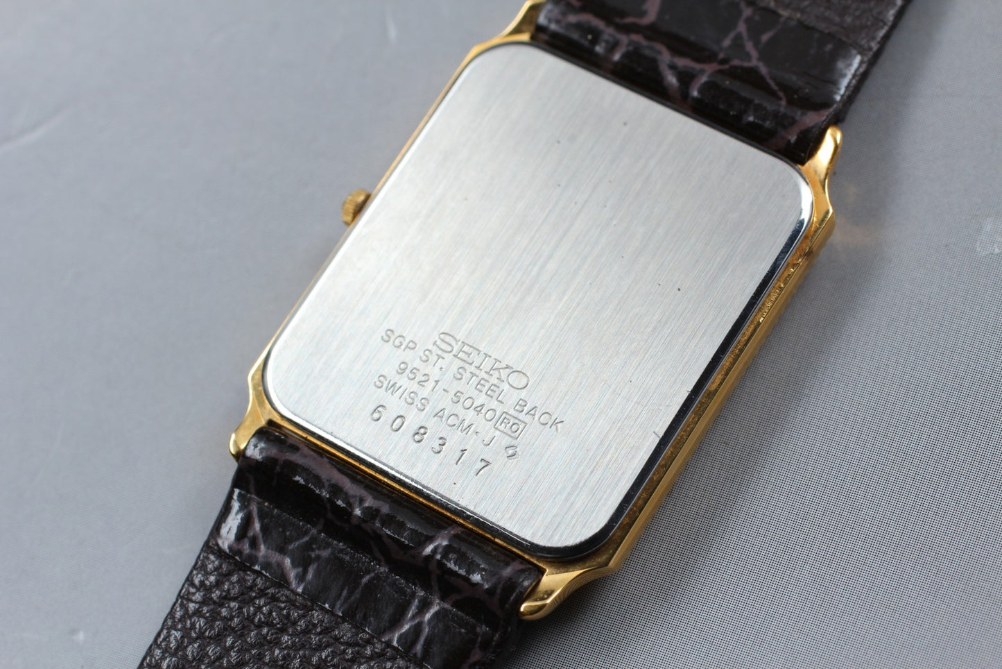 Vtg.[N MINT w/ Box] SEIKO Chariot 9521-5040 7321-5040 Quartz Pair Watch JAPAN