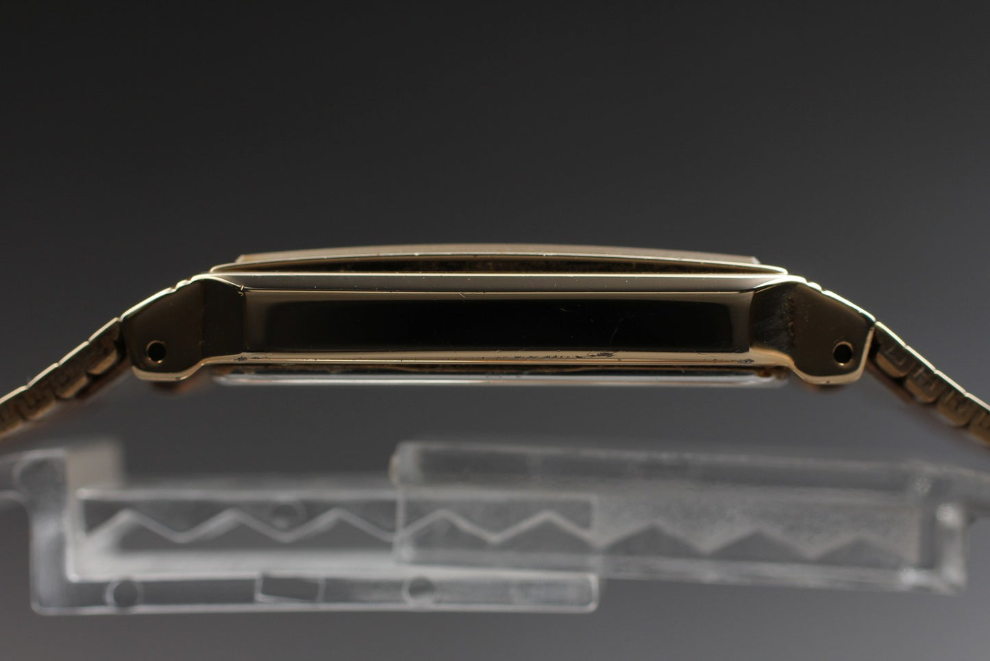 Vtg.1988[N MINT] SEIKO ALBA ESTATE V701-5000 Tank Quartz Men's Watch From JAPAN