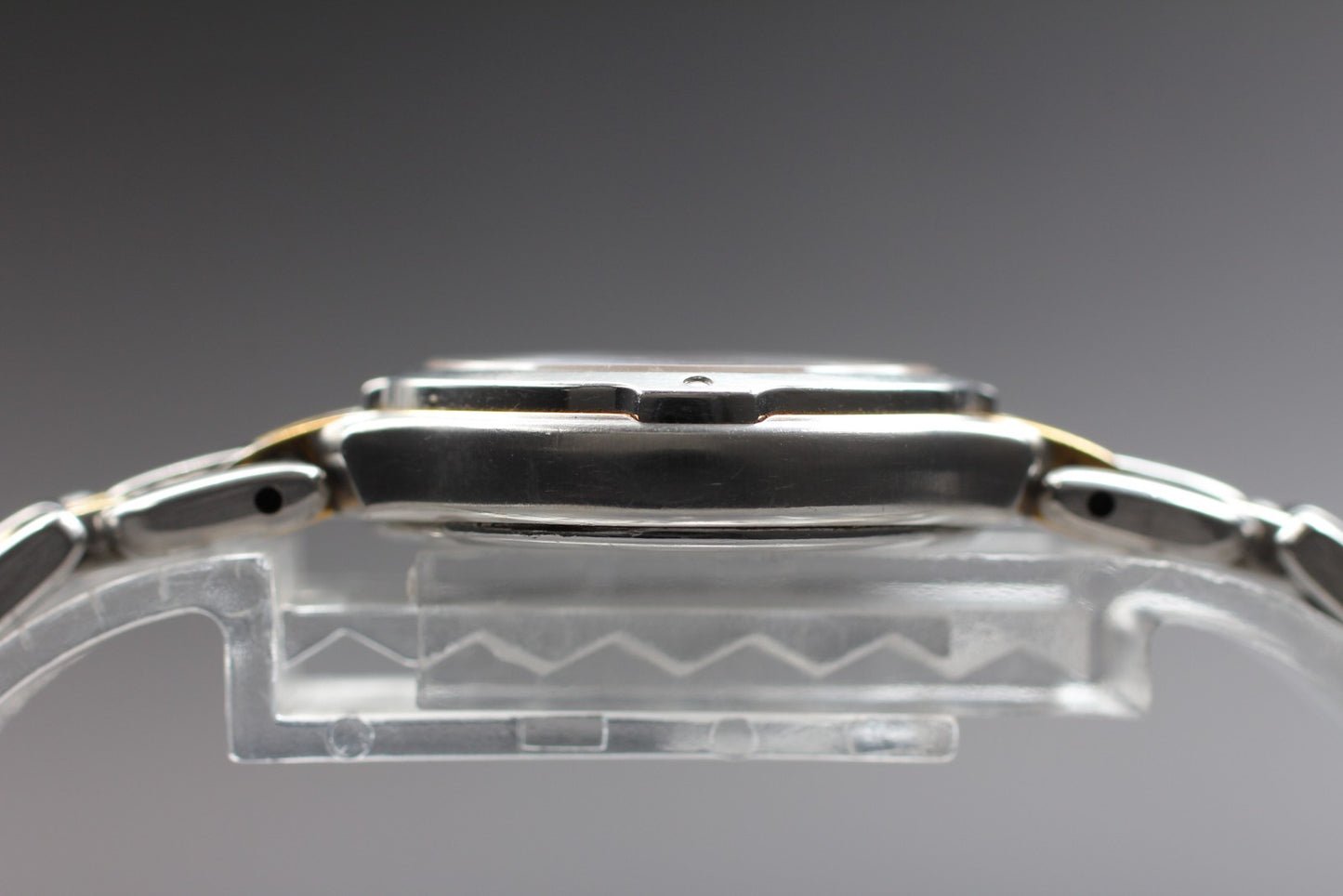 Vintage 1999 [N MINT ] SEIKO Exceline 2J31-0020 Black Silver Quartz Ladies Watch