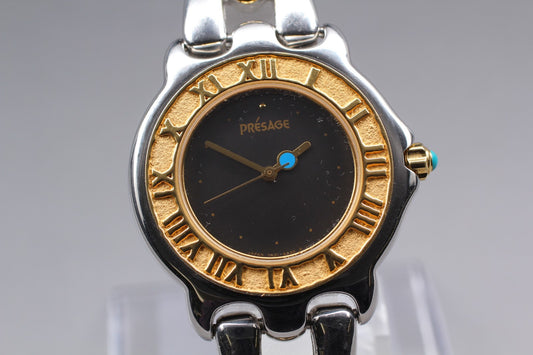 Vintage 1991 [Near MINT] Seiko Presage 7N01-6190 35mm Quartz Mens Watch JAPAN