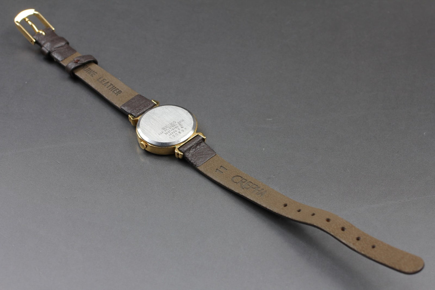 Vintage 1990 [ Exc+5 / New Batt ] SEIKO 3421-5150 Quartz Ladies Watch From JAPAN