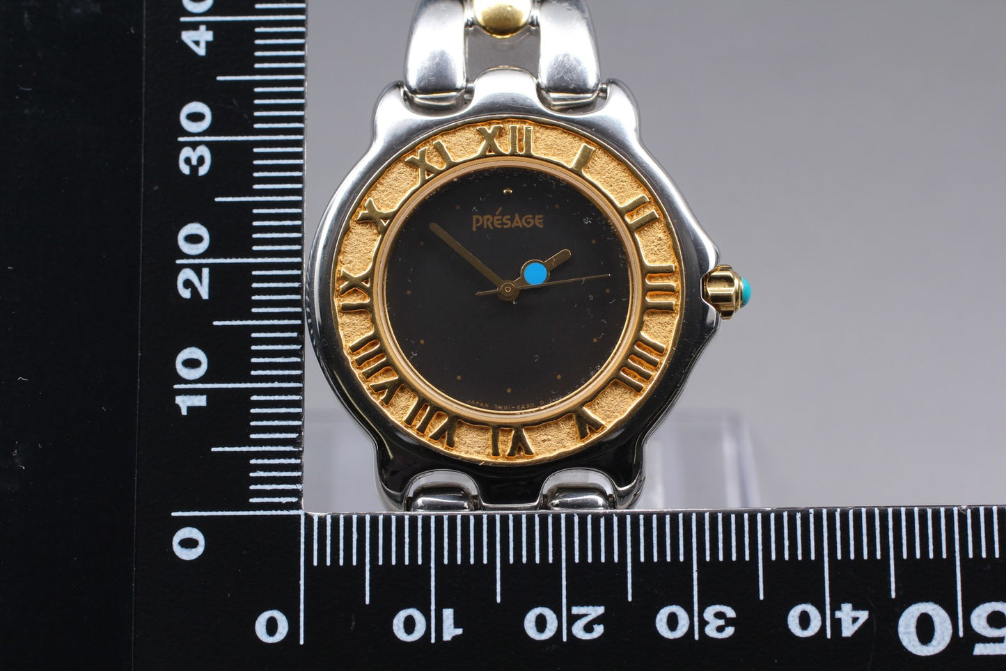 Vintage 1991 [Near MINT] Seiko Presage 7N01-6190 35mm Quartz Mens Watch JAPAN