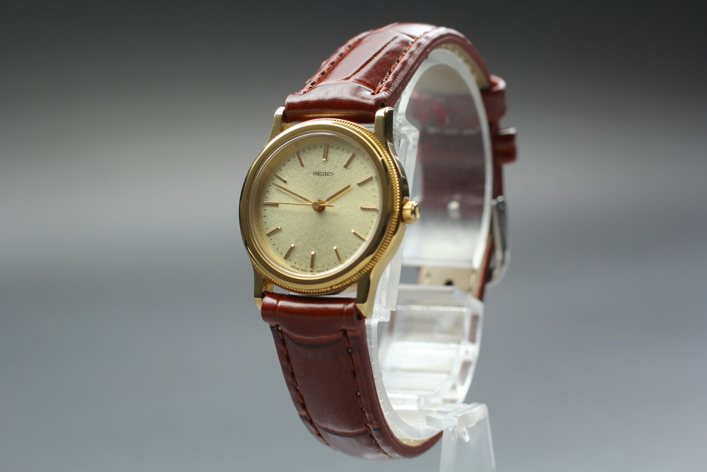 Vintage 1996 [N MINT / New Batt] SEIKO 2P21-0070 Quartz Ladies Watch From JAPAN
