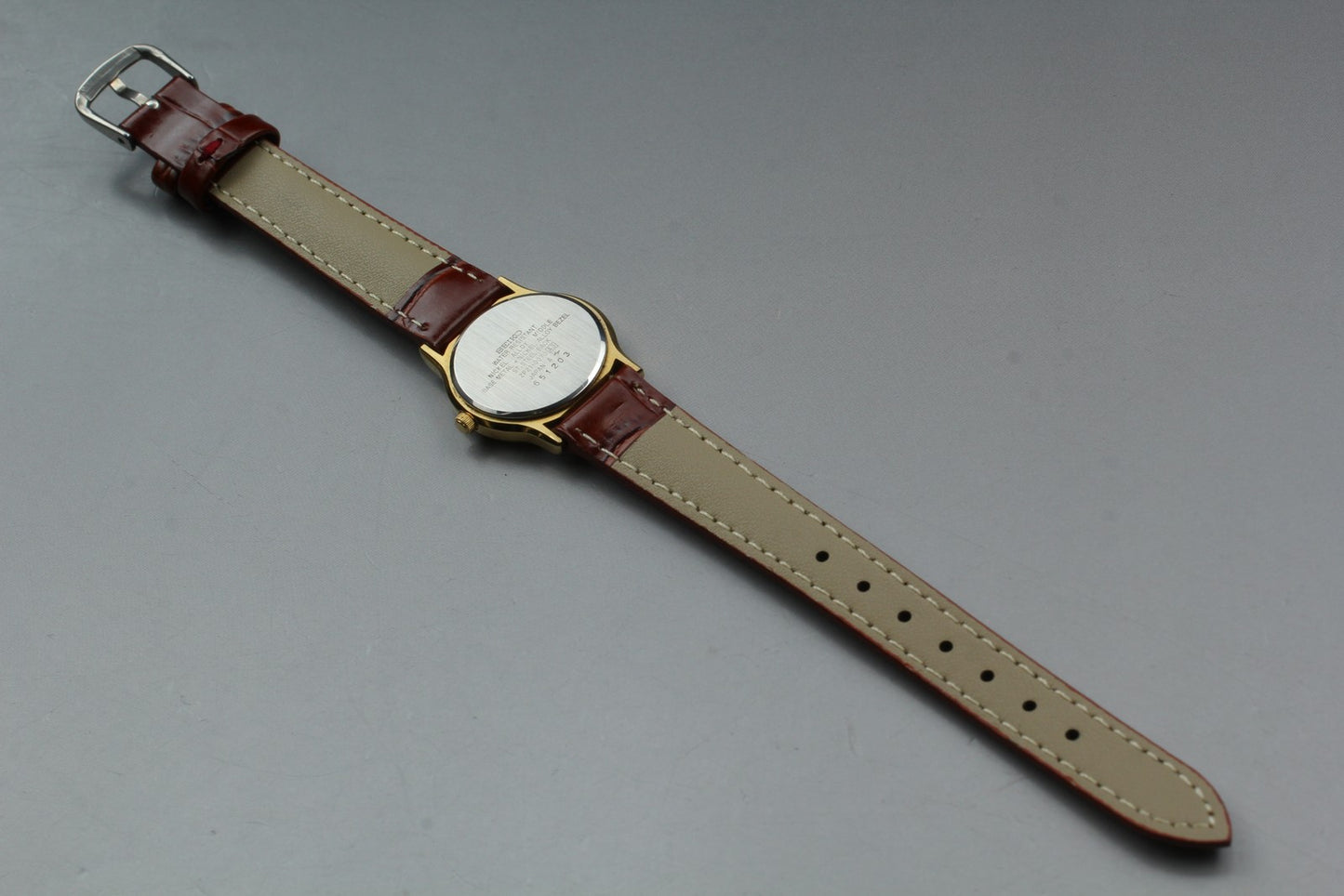 Vintage 1996 [N MINT / New Batt] SEIKO 2P21-0070 Quartz Ladies Watch From JAPAN