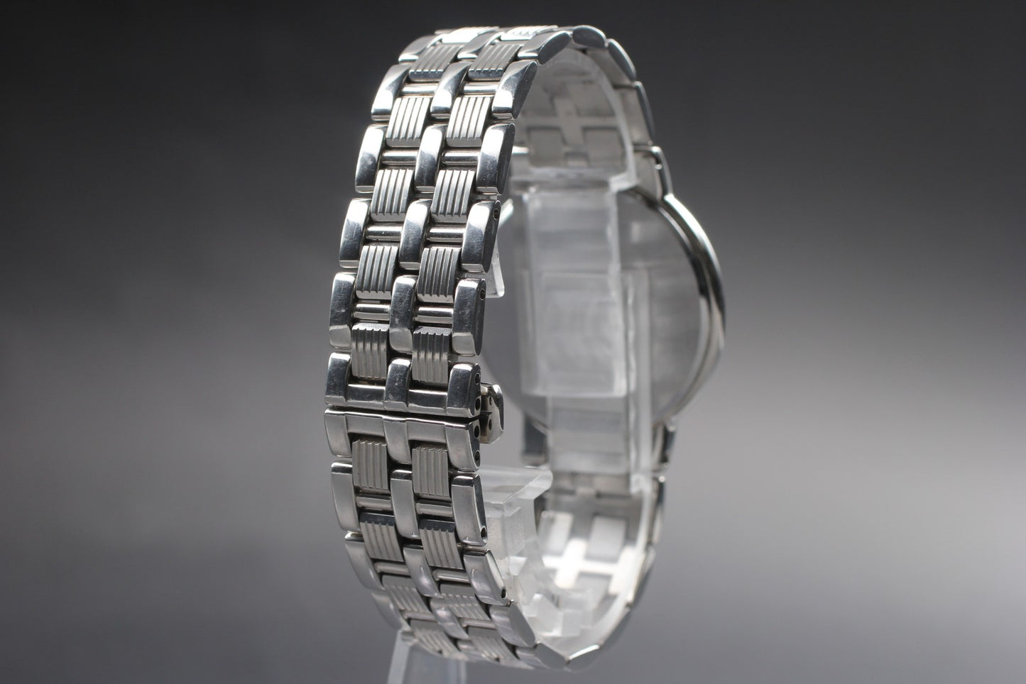 Vintage 1990 [Near MINT] Seiko Dolce 8J41-0A20 Black Quartz Men's Watch JAPAN