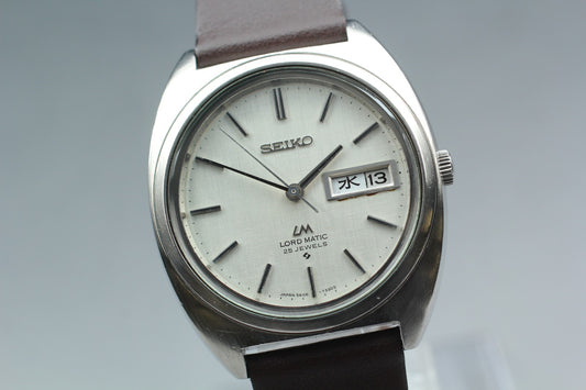 ヴィンテージ 1971年 [ニアミント] セイコー ロードマチック 5606-7140 自動巻き メンズ腕時計 日本製