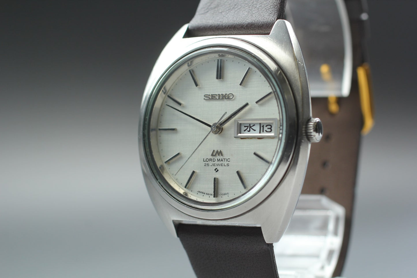 ヴィンテージ 1971年 [ニアミント] セイコー ロードマチック 5606-7140 自動巻き メンズ腕時計 日本製