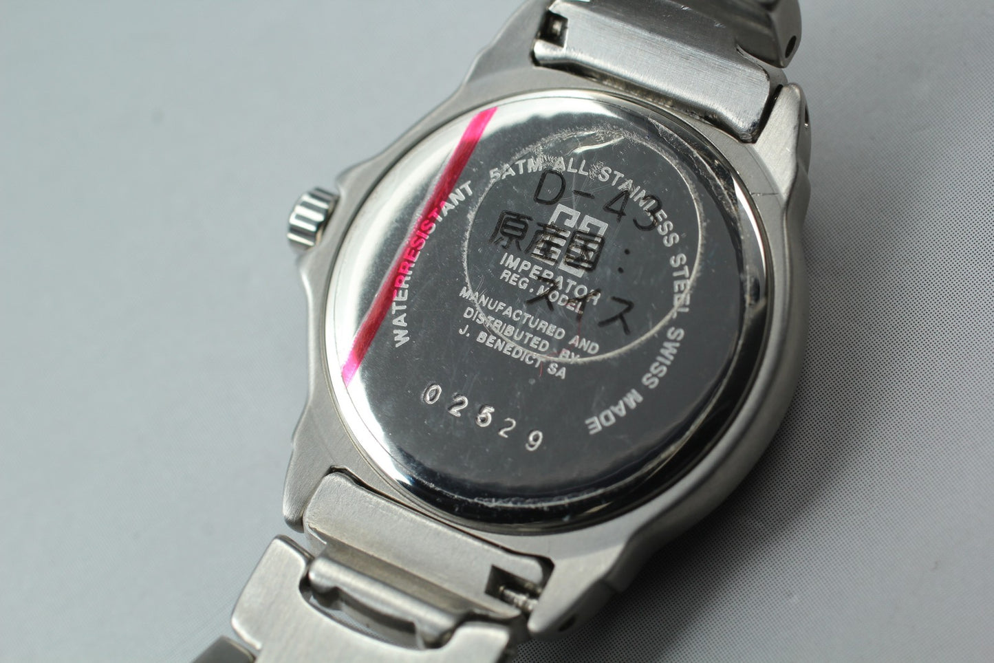 New Batt. [MINT] Givenchy Blue Roman Dial Silver Date Quartz Ladies Watch Japan