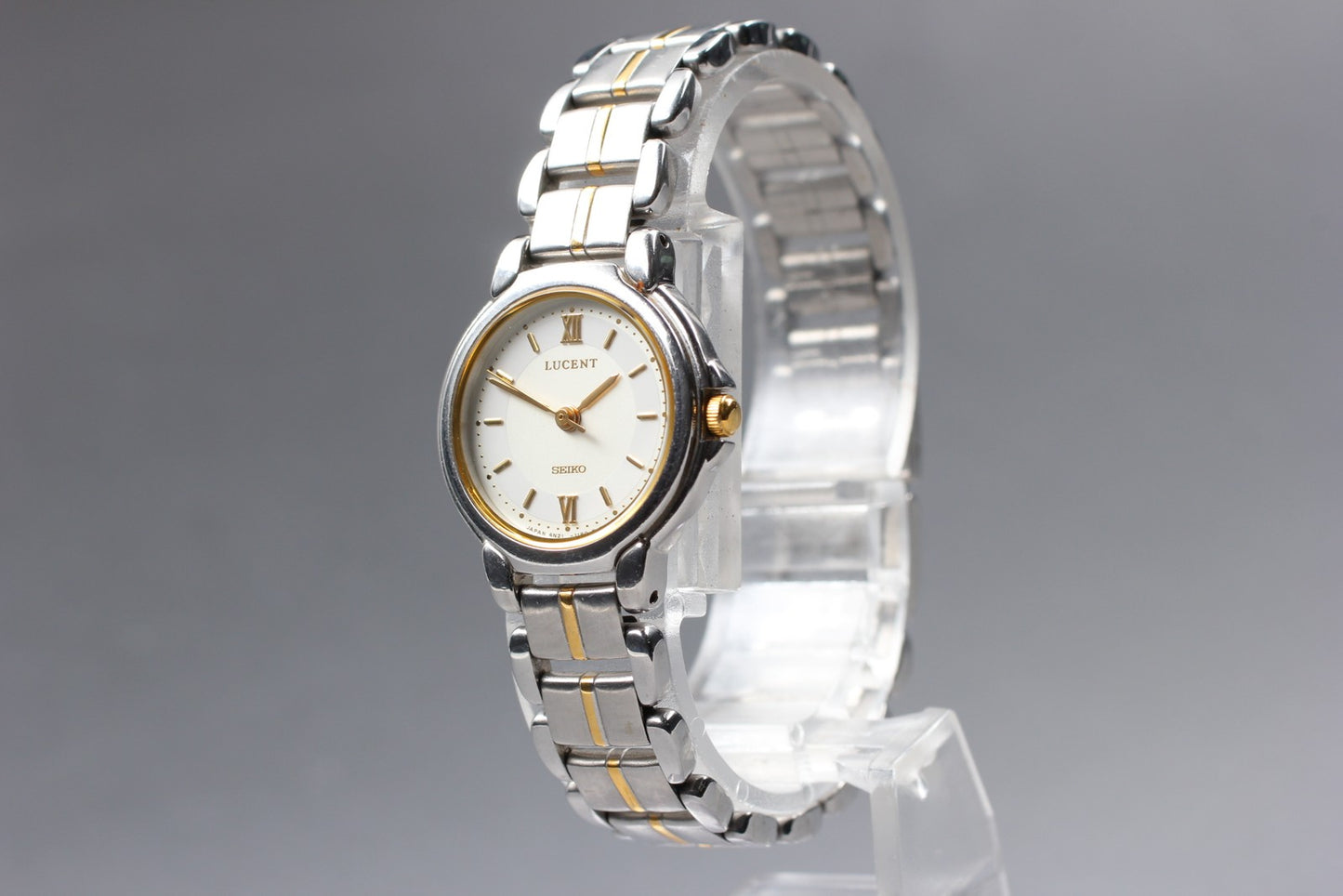 Vintage 1996 [Near MINT] Seiko Lucent 4N21-0610 Quartz Ladies Watch From JAPAN