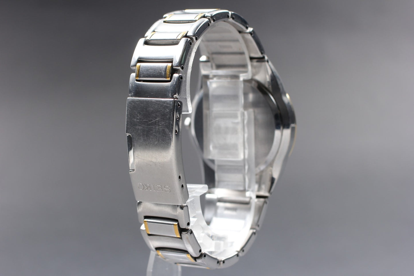 New Batt [Near MINT] SEIKO Perpetual Calendar 8F32-0130 Men's Quartz Watch Japan