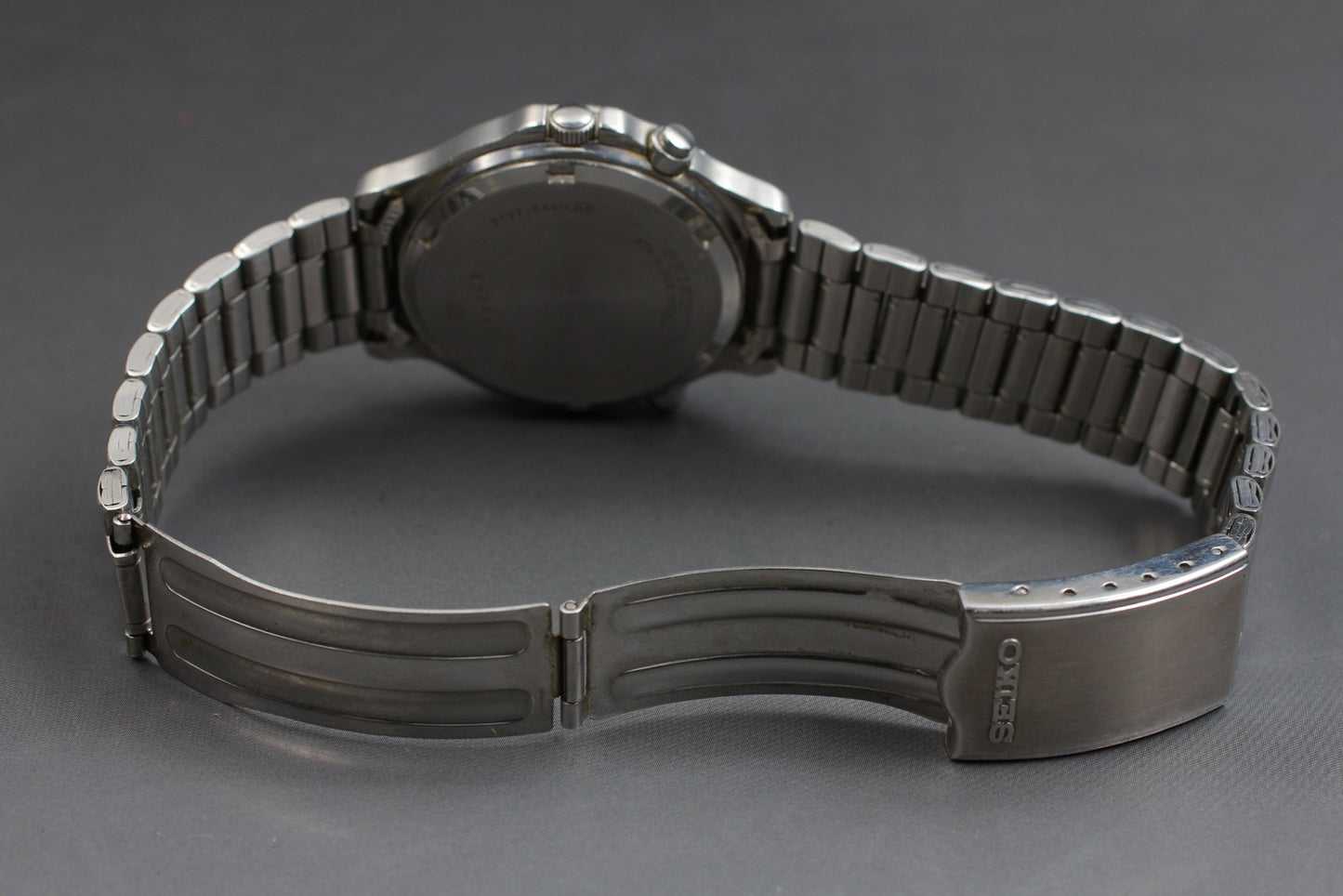 Vtg 1999 [N MINT / New Batt]Seiko 7T27-6A70 Chronograph Quartz Men's Watch JAPAN