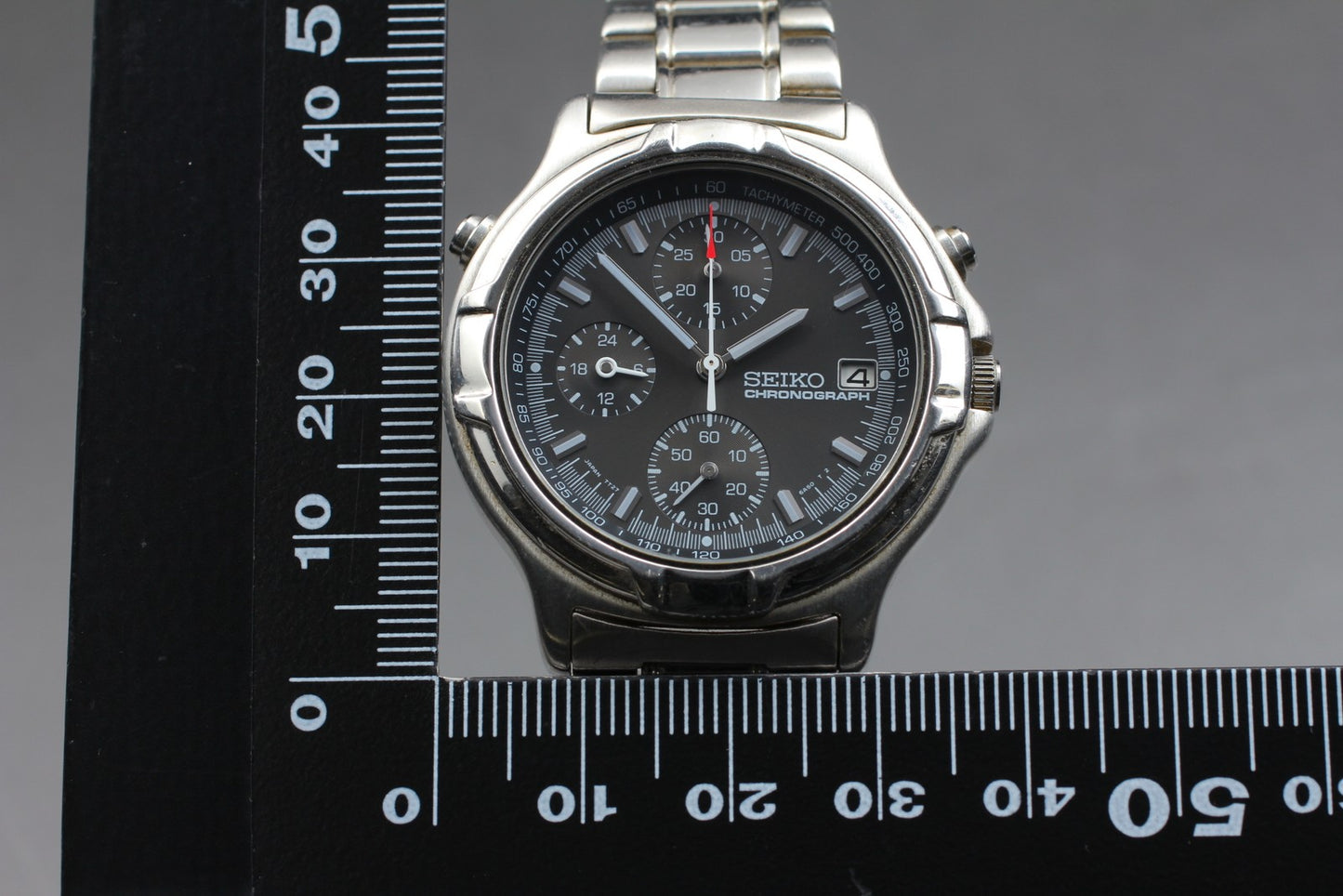 Vtg 1999 [N MINT / New Batt]Seiko 7T27-6A70 Chronograph Quartz Men's Watch JAPAN