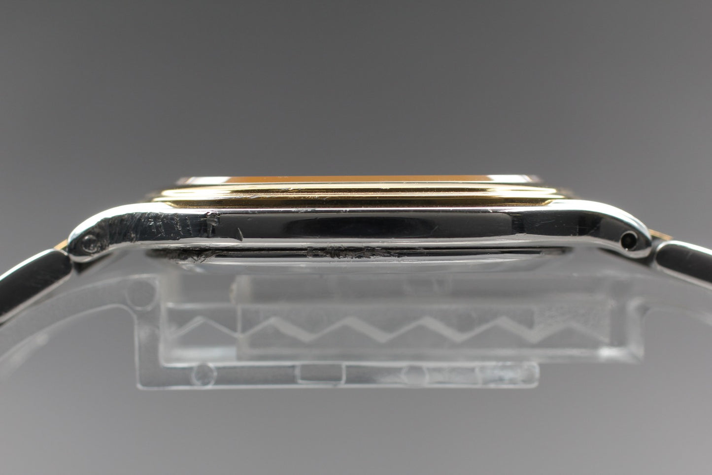 Vintage 1993 [Near MINT]Seiko Dolce 8J41-0AA0 two tone Quartz Men's Watch JAPAN