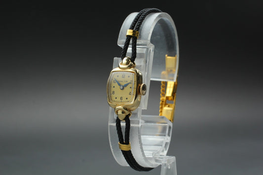 ヴィンテージ 1950年代 [ニアミント] ハミルトン ランカスター 14K ソリッドゴールド 手巻き レディースウォッチ