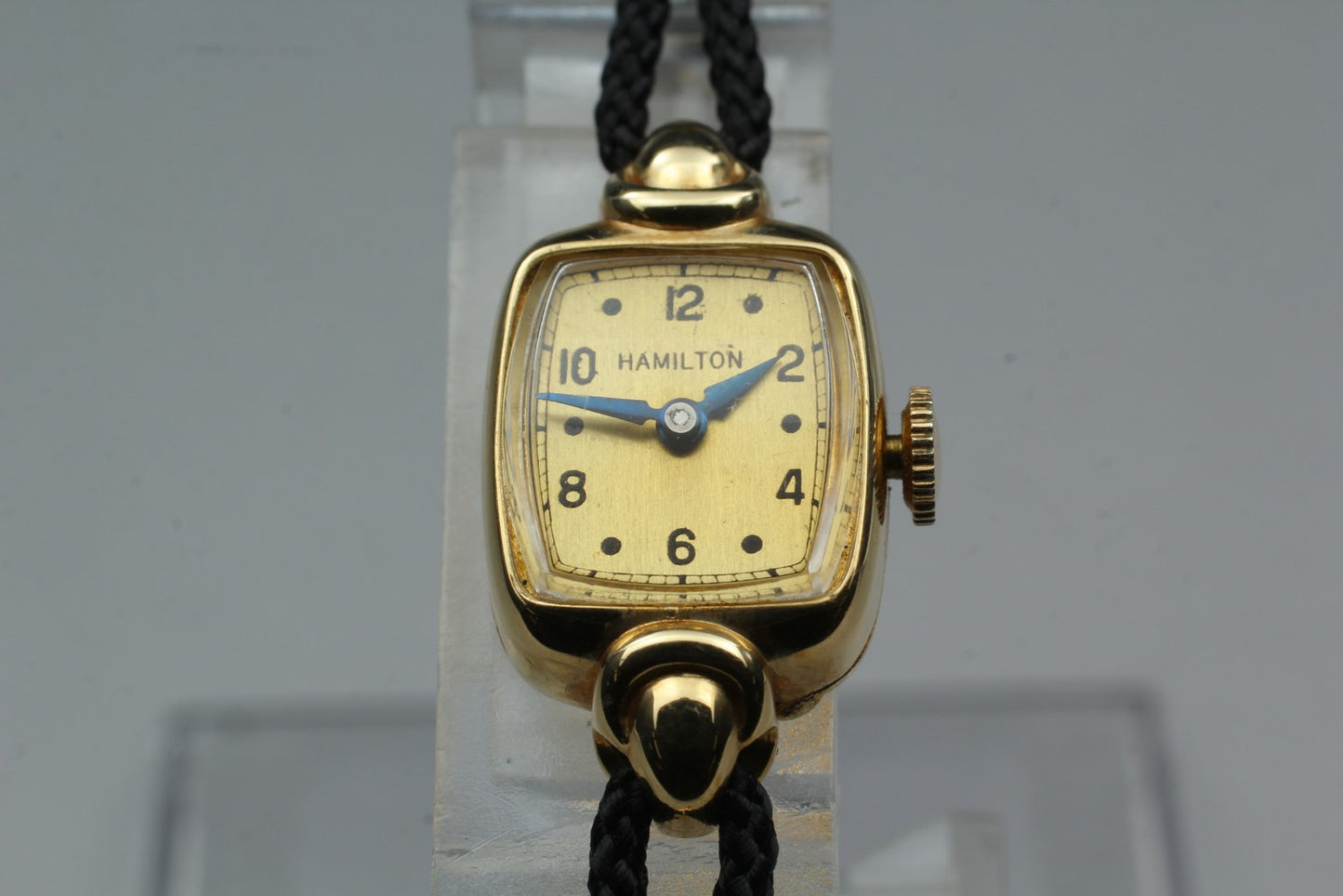 ヴィンテージ 1950年代 [ニアミント] ハミルトン ランカスター 14K ソリッドゴールド 手巻き レディースウォッチ