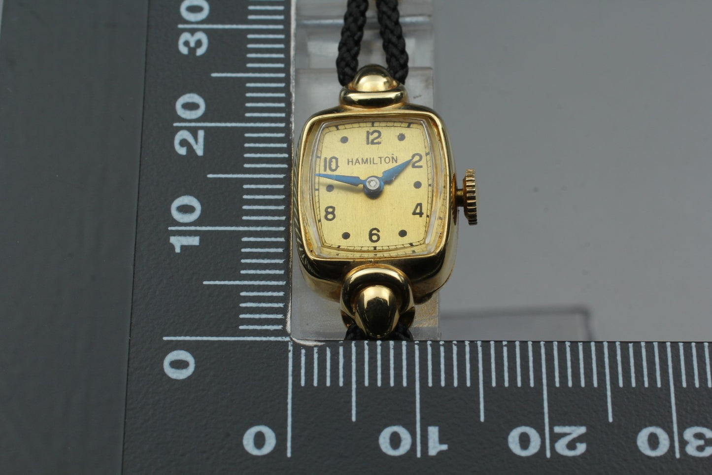 ヴィンテージ 1950年代 [ニアミント] ハミルトン ランカスター 14K ソリッドゴールド 手巻き レディースウォッチ