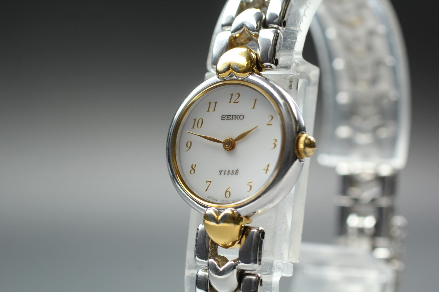 Vtg 1992 [Near MINT] SEIKO TISSE 1F20-0K40 Bracelet Quartz Ladies Watch JAPAN