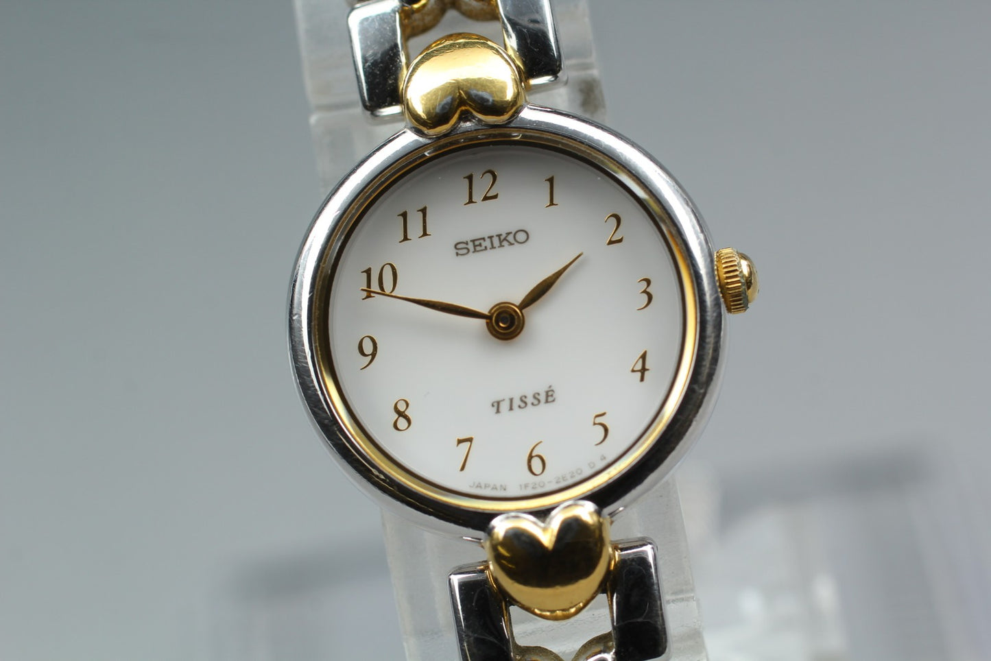 Vtg 1992 [Near MINT] SEIKO TISSE 1F20-0K40 Bracelet Quartz Ladies Watch JAPAN