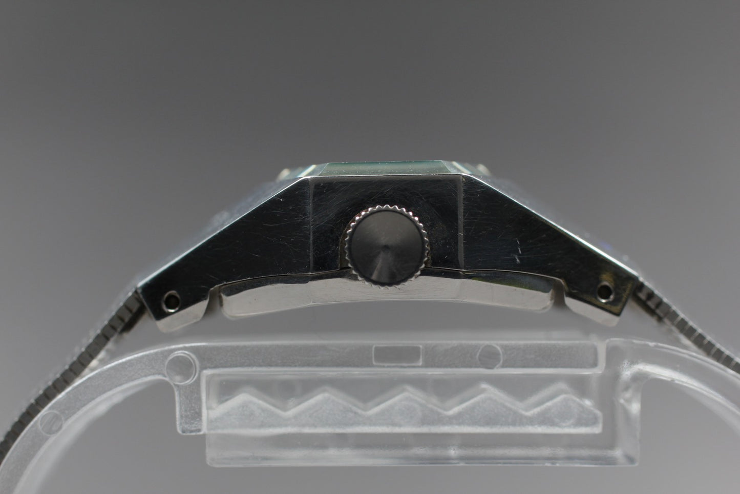 ヴィンテージ 1972年 [ほぼ新品] セイコー 11-3570 ブルーヘキサゴン 21J 手巻き レディース腕時計 日本製