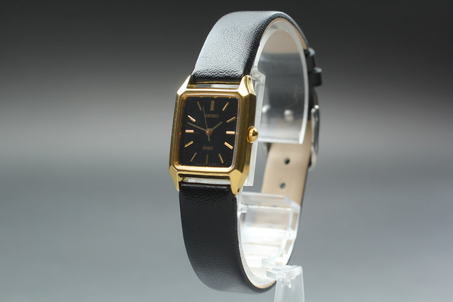 Vintage 1995 [Near MINT] Seiko Spirit 4N21-5190 Tank Quartz Women Watch JAPAN