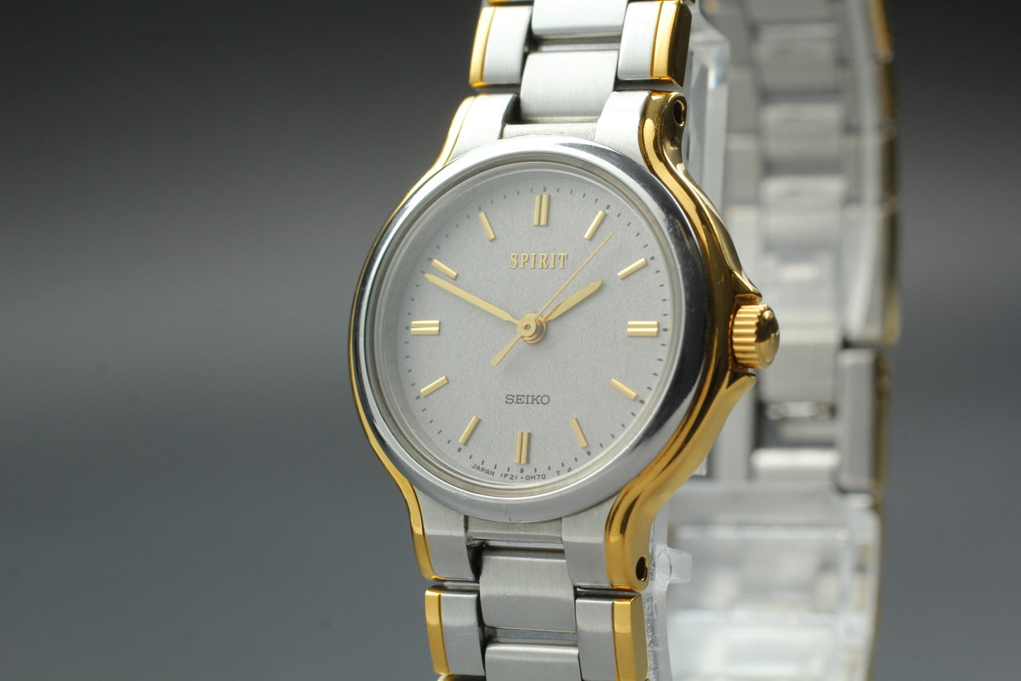 Vintage 1991 [N MINT / New Batt] SEIKO SPIRIT 1F21-0F20 Quartz Men's Watch JAPAN