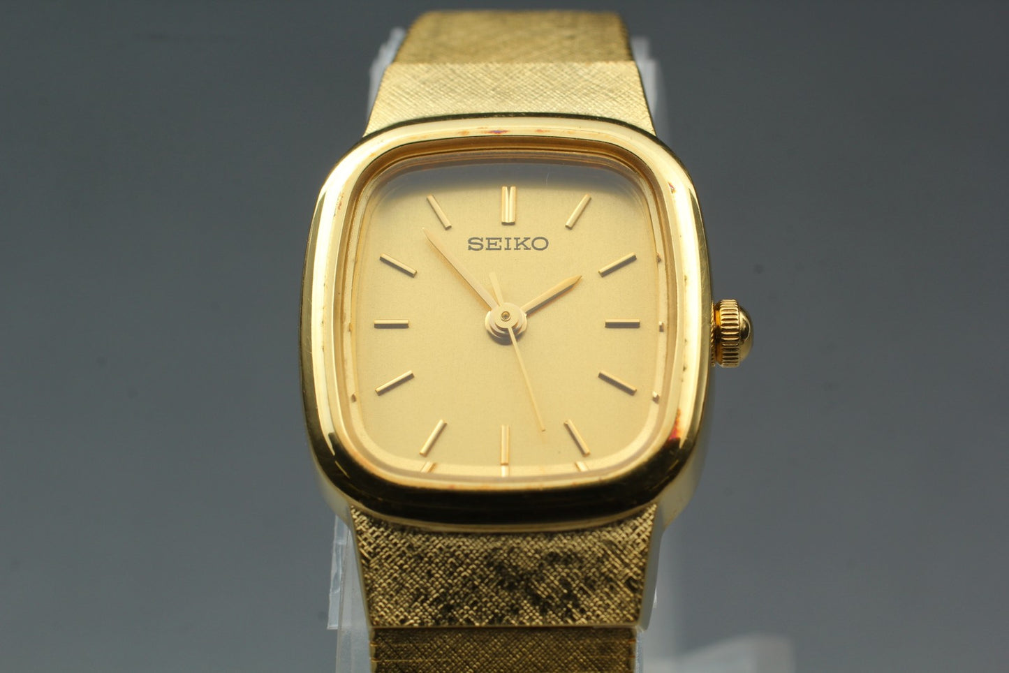 Vtg 1996 [N MINT / New Batt] SEIKO 7321-6060 Bracelet Quartz Ladies Watch JAPAN