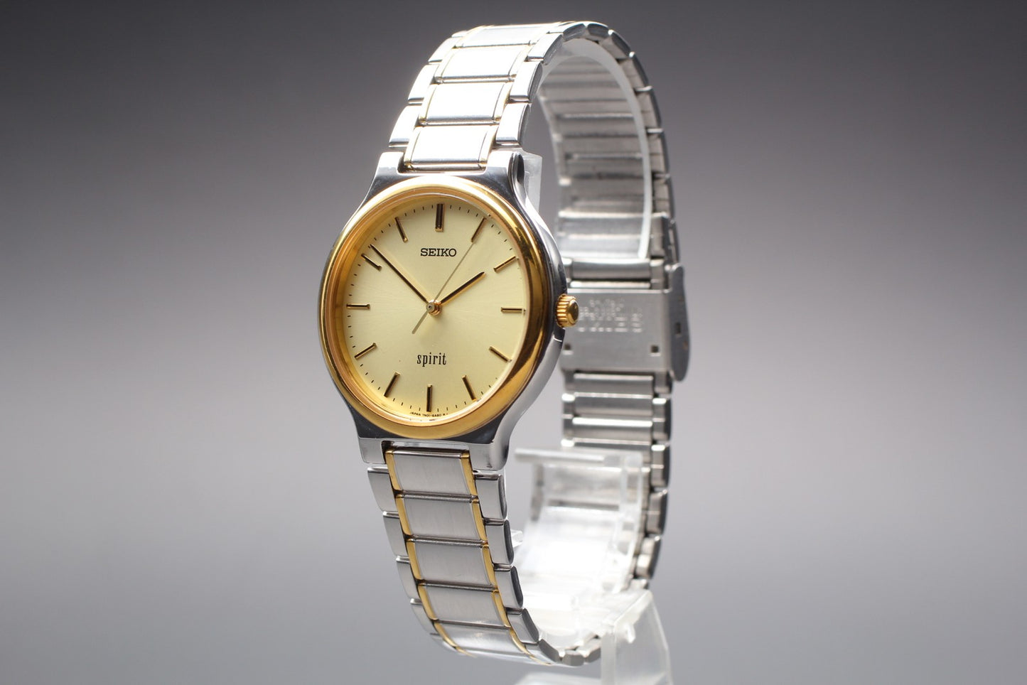 Vintage 1991 [Near MINT]  Seiko Spirit 7N01-6A70 34mm Quartz Men's Watch JAPAN