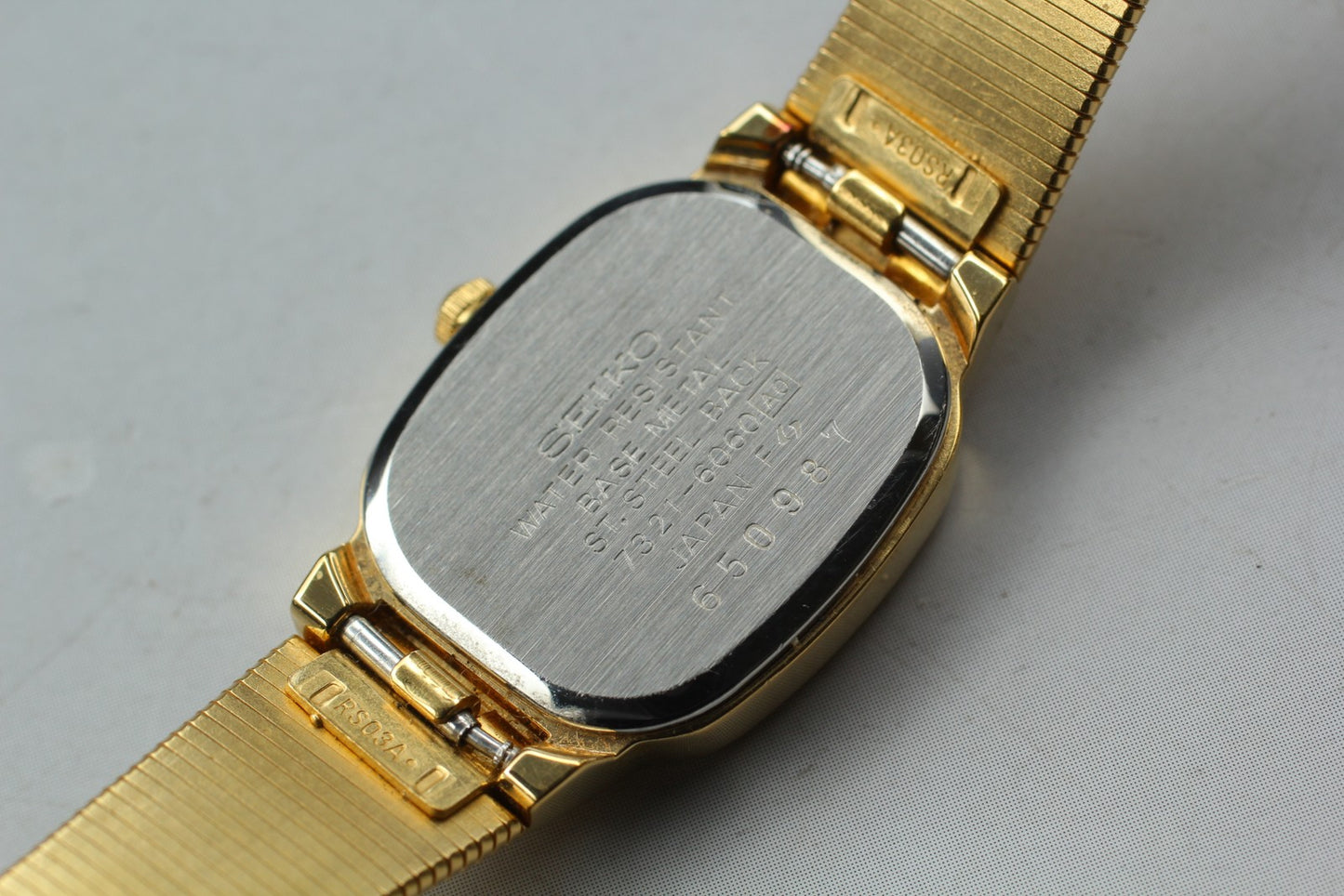 Vtg 1996 [N MINT / New Batt] SEIKO 7321-6060 Bracelet Quartz Ladies Watch JAPAN