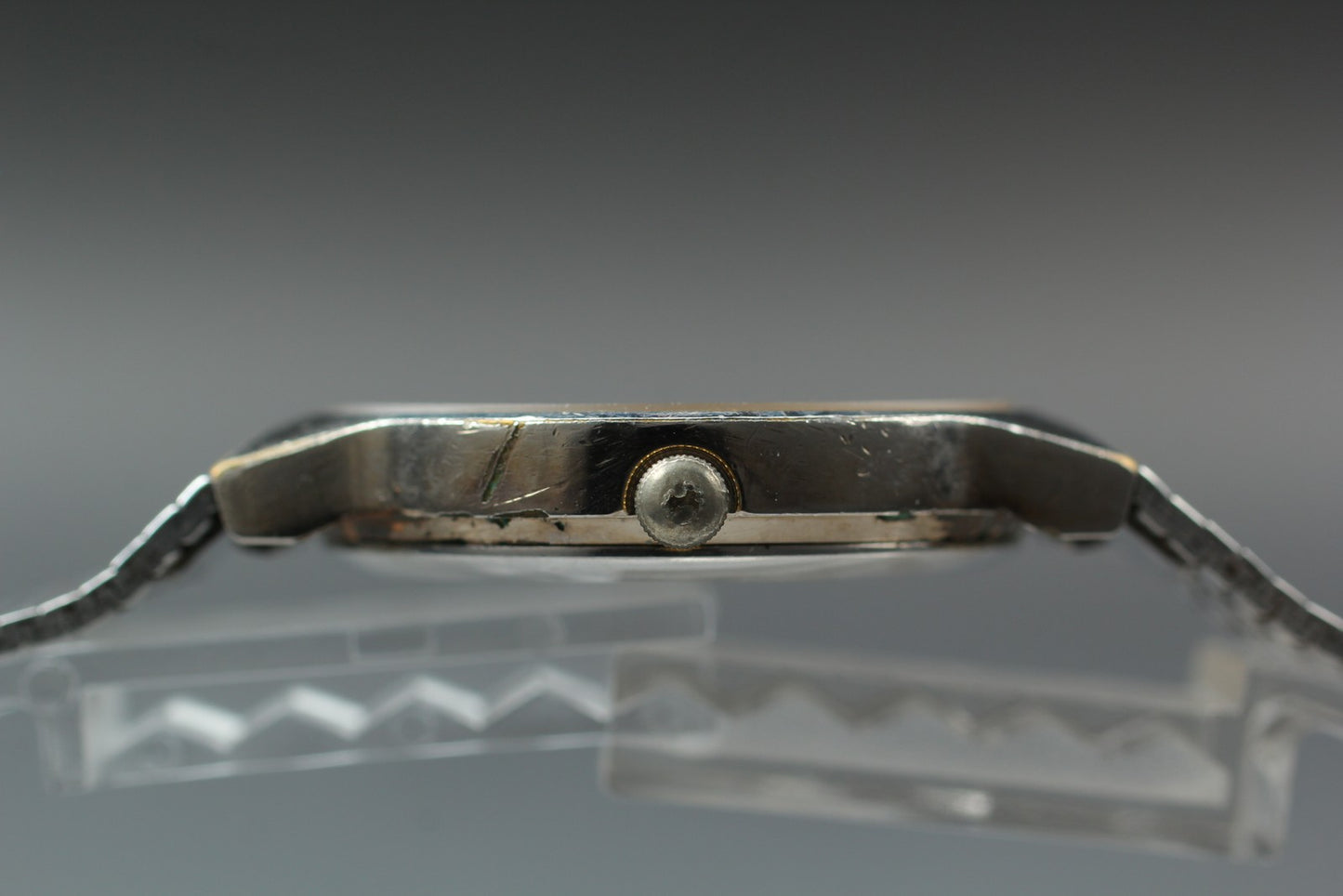 Vintage 1990 [Exc+5] Seiko Galaxy 5Y91-6100 Two-Tone Ladies Quartz Watch JAPAN