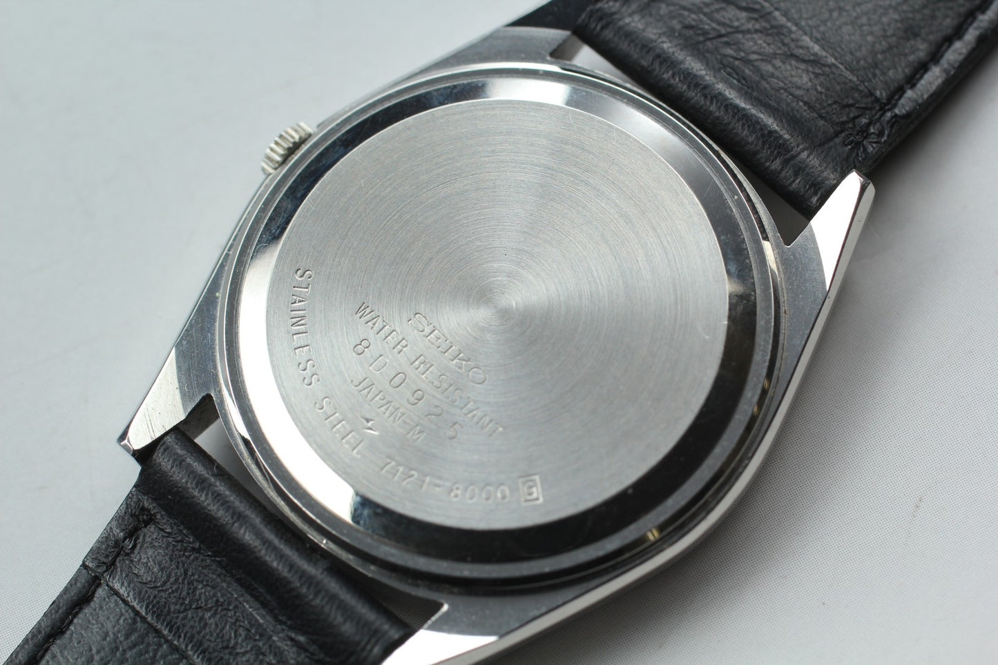 Vintage 1988 [Exc+5] SEIKO Chariot 7121-8000 Silver Quartz Men's Watch JAPAN