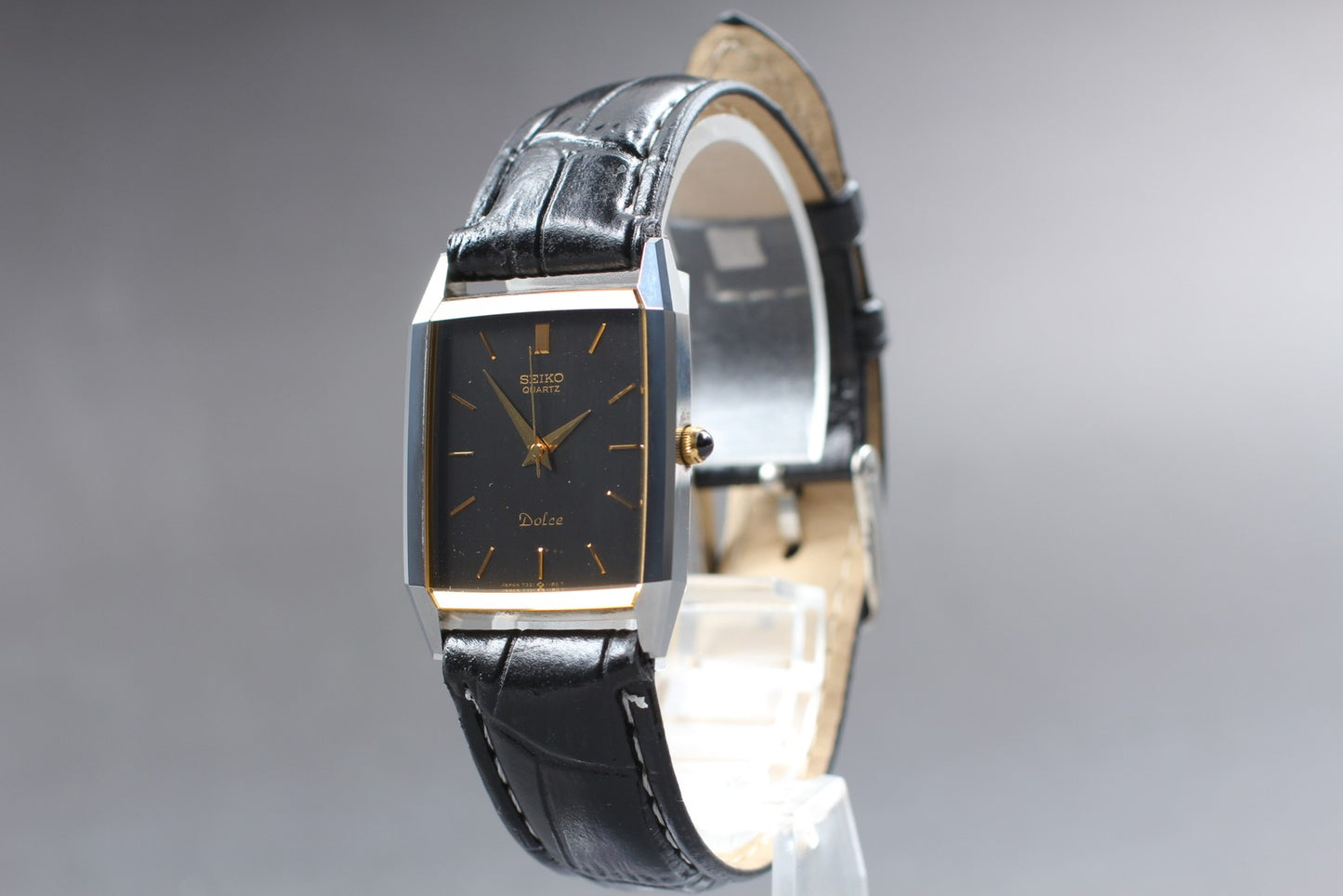 Vintage 1986 [Near MINT] Seiko Dolce 7321-5710 Tungsten Quartz Mens Watch JAPAN