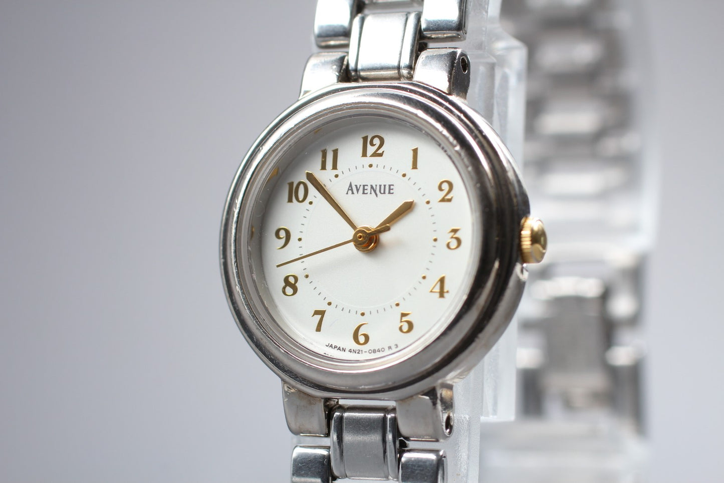 Vintage 1991 [Exc+5 / New Batt] SEIKO AVENUE 4N21-0410 Quartz Women Watch JAPAN