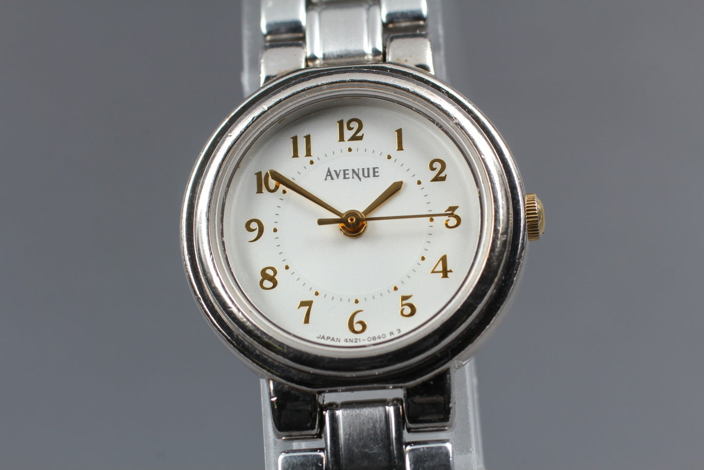 Vintage 1991 [Exc+5 / New Batt] SEIKO AVENUE 4N21-0410 Quartz Women Watch JAPAN