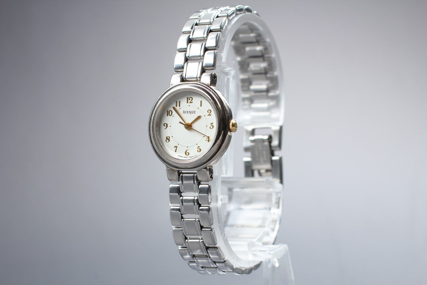 Vintage 1991 [Exc+5 / New Batt] SEIKO AVENUE 4N21-0410 Quartz Women Watch JAPAN