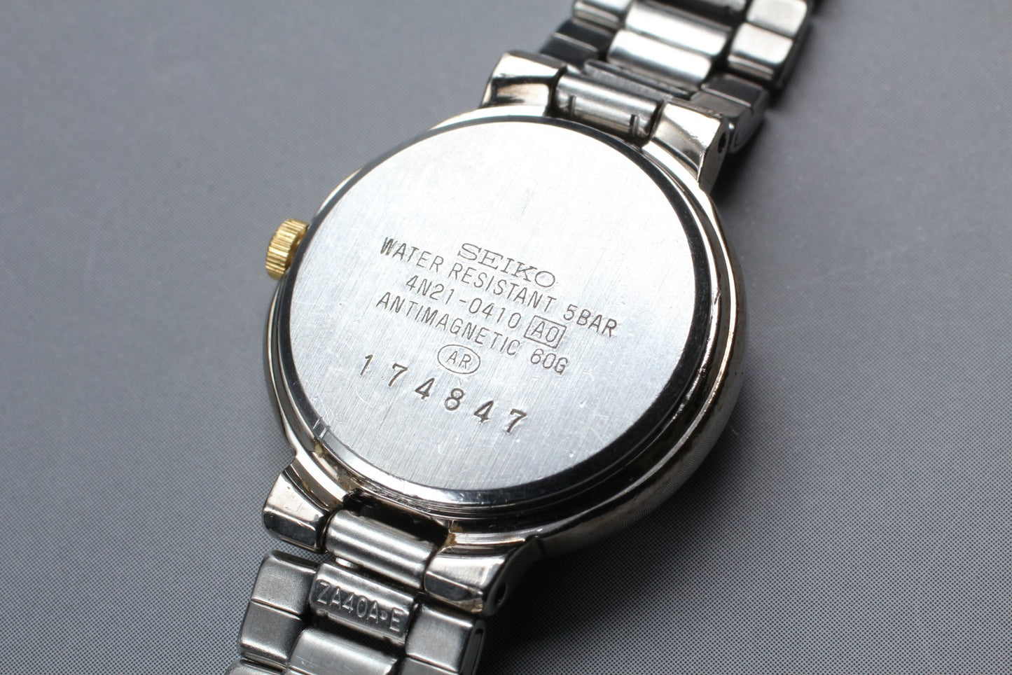 Vintage 1991 [Exc+5 / New Batt] SEIKO AVENUE 4N21-0410 Quartz Women Watch JAPAN