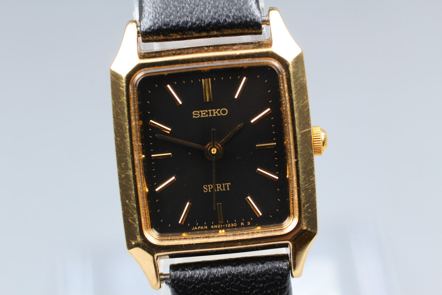 Vintage 1990 [Exc+5 / New Batt] SEIKO SPIRIT 4N21-5190 Quartz Ladies Watch JAPAN