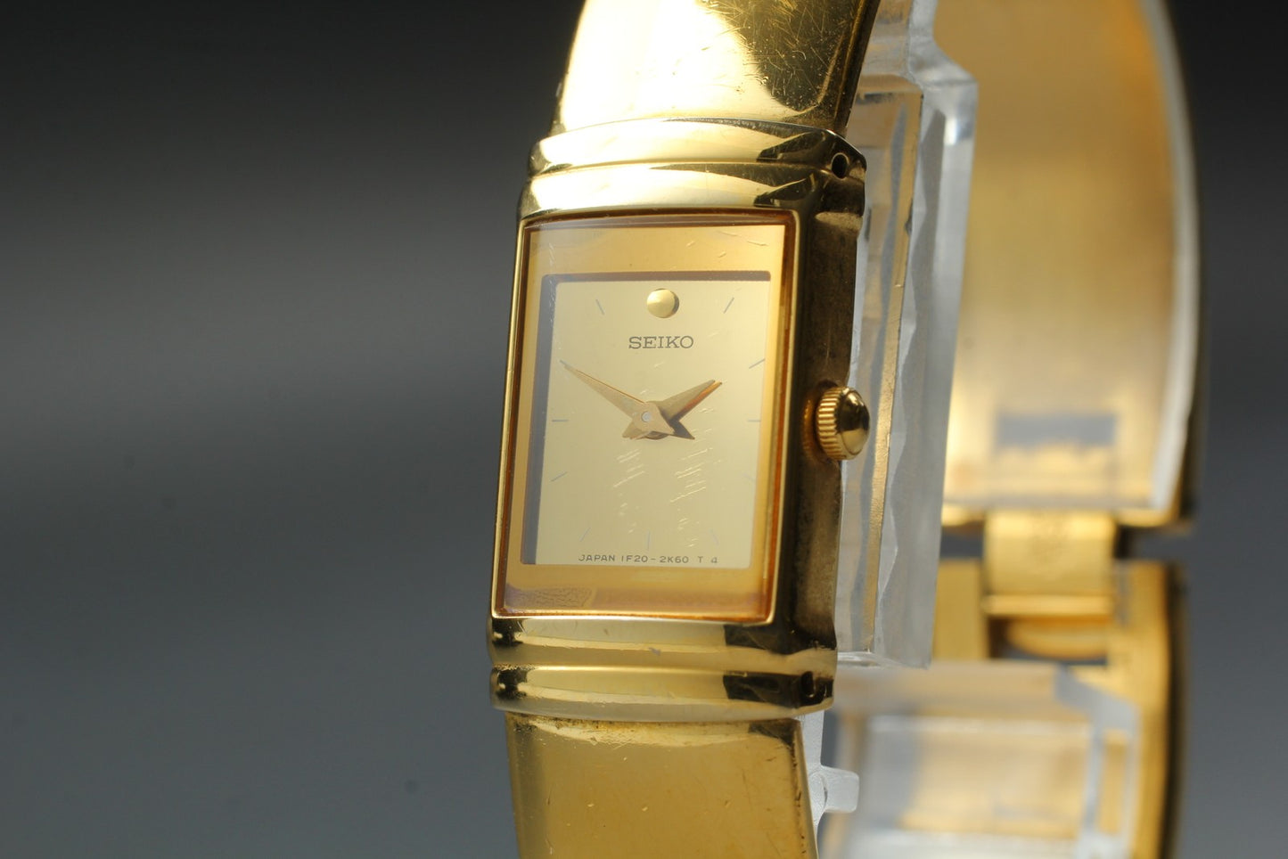 Vintage 1994 "Exc+5 New Batt" SEIKO 1F20-6C50 Bracelet Quartz Ladies Watch JAPAN