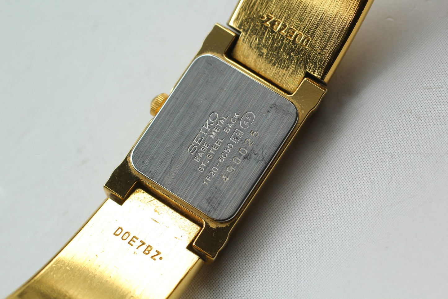 Vintage 1994 "Exc+5 New Batt" SEIKO 1F20-6C50 Bracelet Quartz Ladies Watch JAPAN