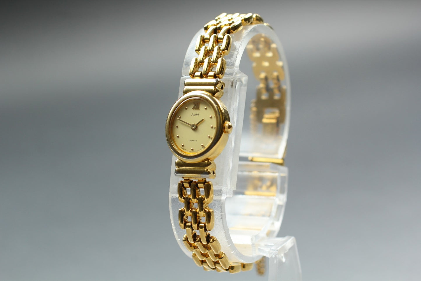 Vintage 1998  [Exc+5 / New Batt] SEIKO ALBA Y520-5070 Quartz Ladies Watch JAPAN