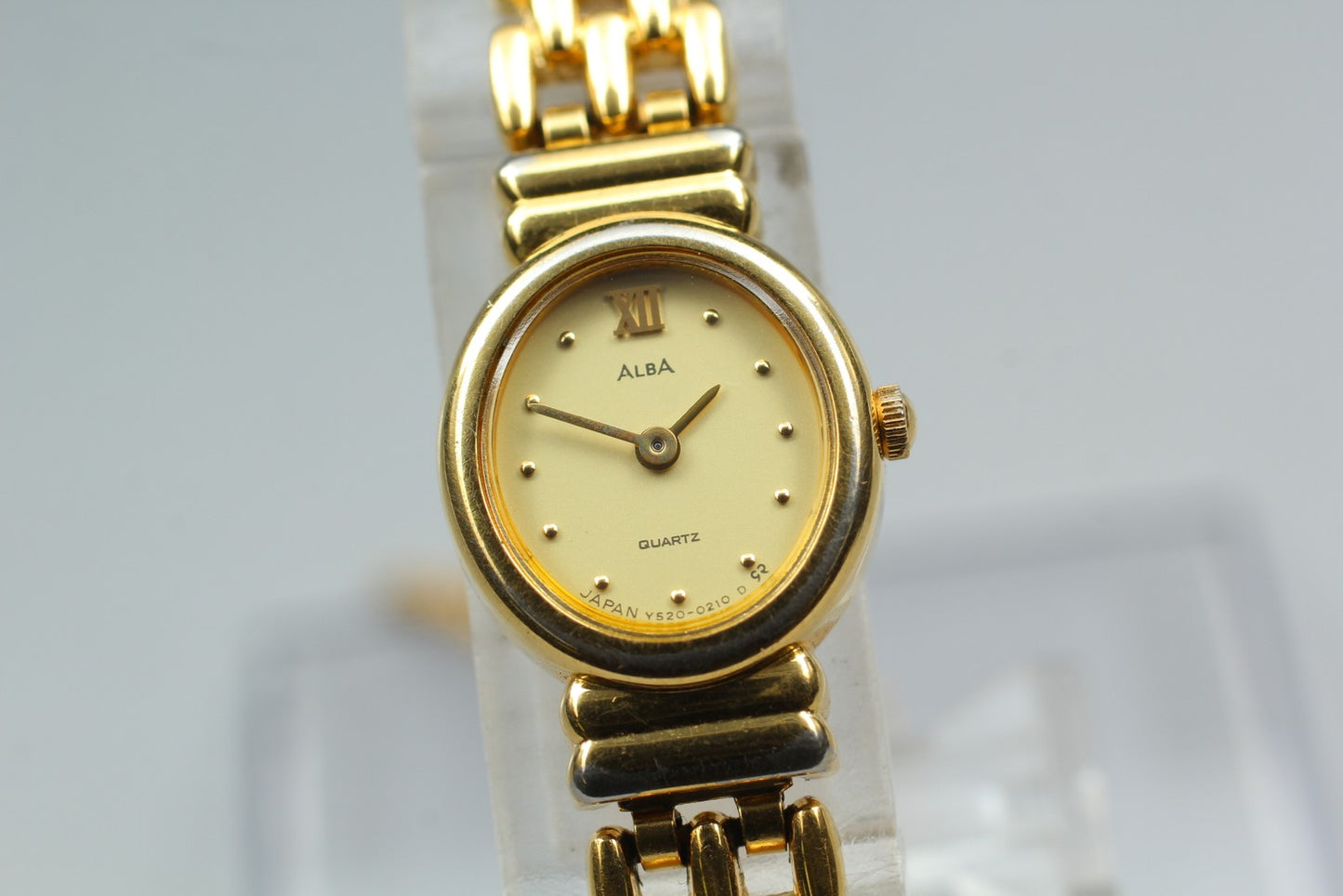 Vintage 1998  [Exc+5 / New Batt] SEIKO ALBA Y520-5070 Quartz Ladies Watch JAPAN