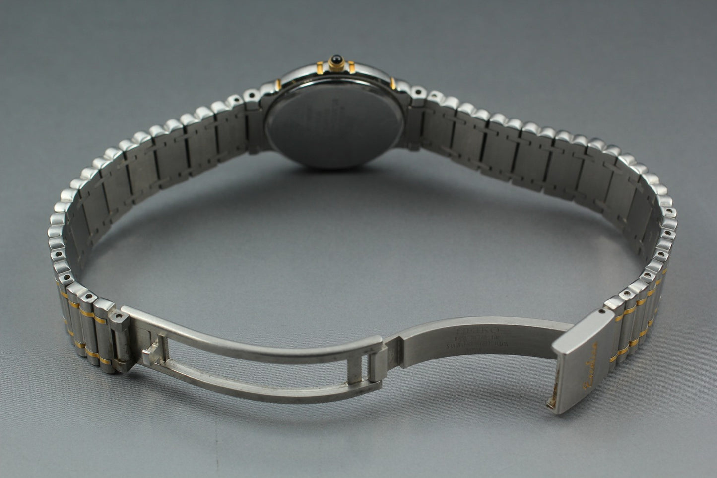 Vintage 1991 [MINT / New Batt] SEIKO EXCLINE 1F21-0D70 Quartz Ladies Watch JAPAN