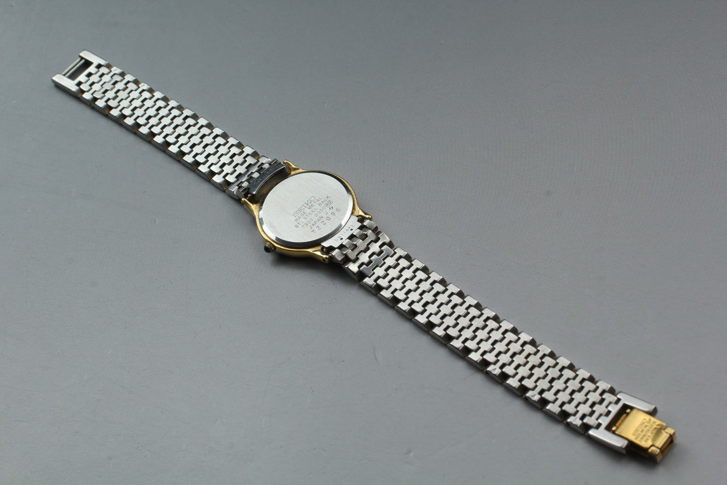 Vintage 1987 [N MINT / New Batt] SEIKO Exceline 7320-0350 Qz Ladies Watch JAPAN